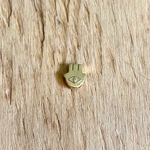 Alex & Ani Gold Hamsa Hand Slider Necklace Charm